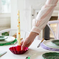 Talking Tables: Floral Taper Candle