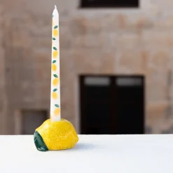 Talking Tables: Lemon Ceramic Candle Holder