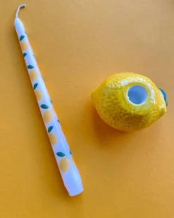 Talking Tables: Lemon Ceramic Candle Holder