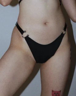 The End: Chain Dipped Cotton Brief - Black