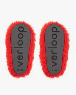 Verloop: Faux Fur Slide Slippers - Poppy