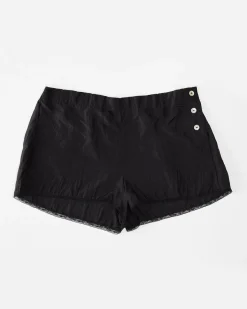 Work of Fiction: Faye Silk Habotai Tap Pant - M, Last One!