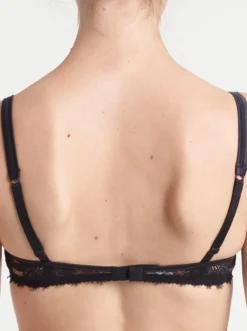 Yasmine Eslami: Annabelle Balcony Bra - Black