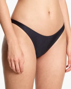 Yasmine Eslami: Eva Low Bikini Bottom - Black