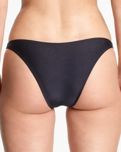 Yasmine Eslami: Eva Low Bikini Bottom - Black