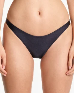 Yasmine Eslami: Eva Low Bikini Bottom - Black