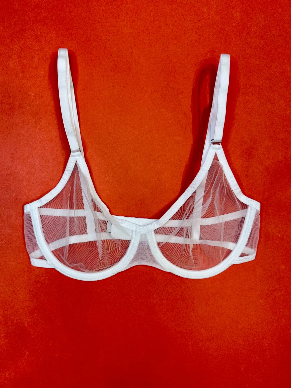 Yasmine Eslami: Jeanne Mesh Underwire Bra - 34E