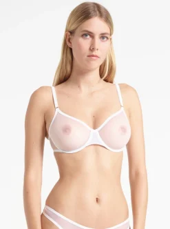 Yasmine Eslami: Jeanne Mesh Underwire Bra - 34E