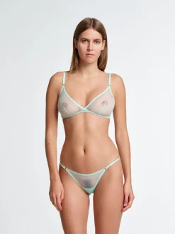 Yasmine Eslami: Jeanne Soft Bra - Persian Green