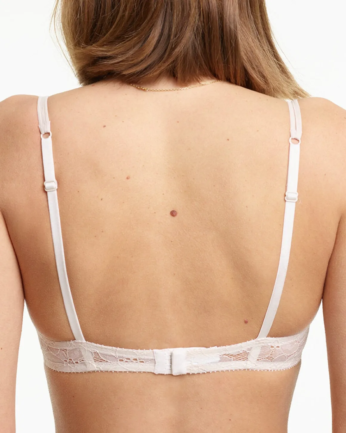 Yasmine Eslami: Louise Lace Balcony Bra - Sand